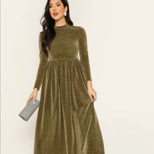 Gold Beautiful Dress NWOT